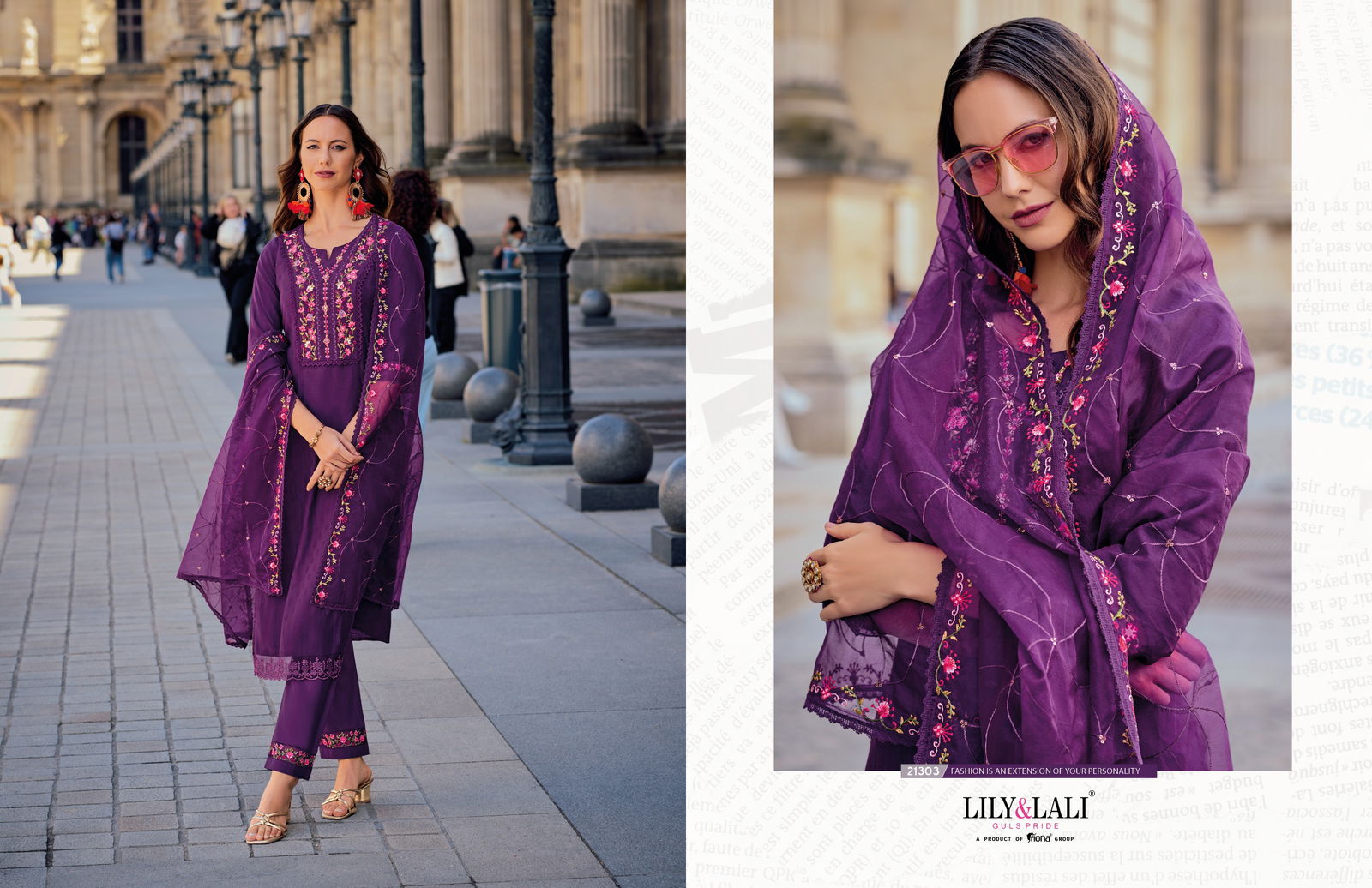 Mrunal By Lily And Lali Jacquard Silk Embroidery Kurti With Bottom Dupatta Wholesalers In Delhi